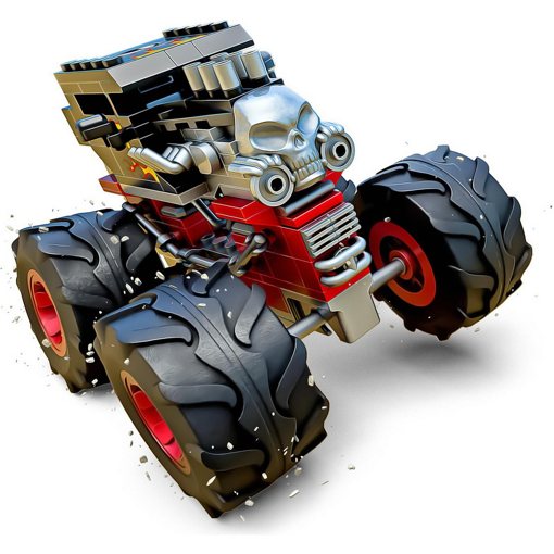  Hot Wheels Bone Shaker Monster Truck Mega Construx GVM27