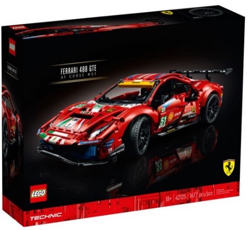  42125 Ferrari 488 GTE AF Corse 51 Lego Technic