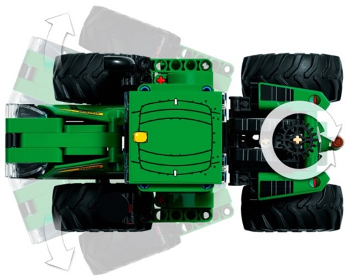  42136 John Deere 9620R 4WD Tractor Lego Technic