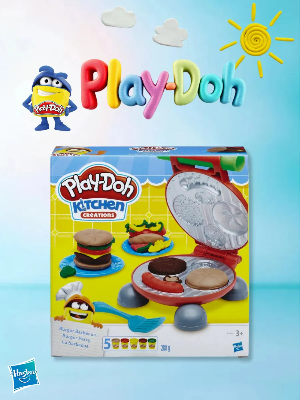 Игровой набор Play-Doh Плей До Бургер Барбекю B5521