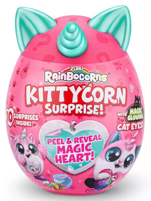 Игрушка сюрприз Rainbocorns Kittycorn Surprise бирюзовый