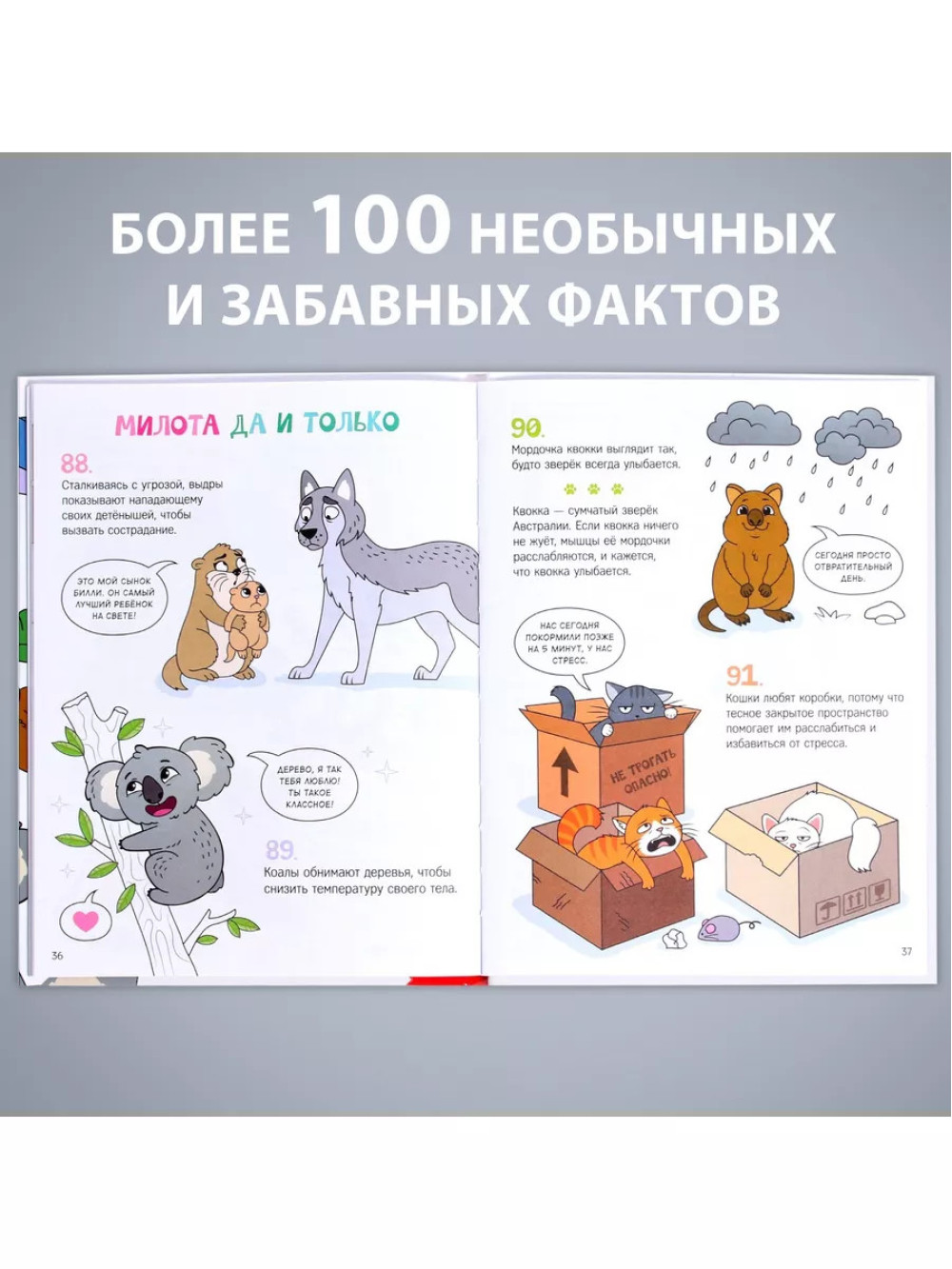 Книга Забавные факты о животных