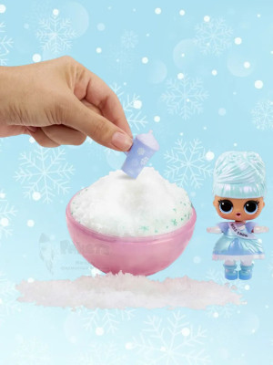 Кукла Лол Сюрприз в шаре Lol Winter Snow оригинал