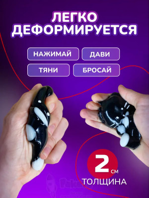 Антистресс игрушка Таба сквиш лапка котик липкая сквиши