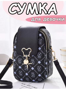 Сумка для девочки подростка на плечо кросс боди