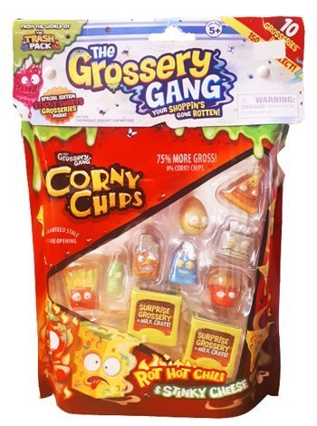 10 фигурок упаковка в виде пакета чипсов Grossery Gang 69077 (набор 2)