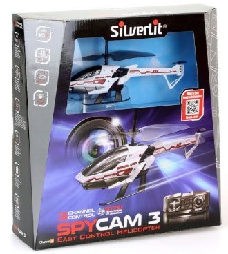 3-х канальный вертолёт Spy Cam 3 с камерой и сист Простое управление Silverlit 84737