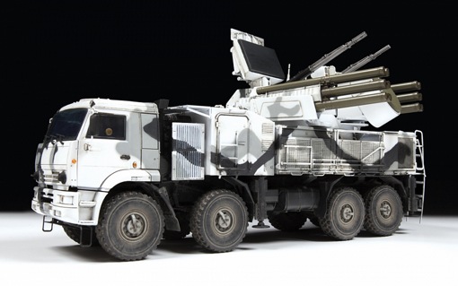3698 Самоходный зенитный ракетно-пушечный комплекс Панцирь-С1 Сборные модели для склеивания Звезда