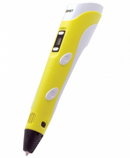 3D Ручка Даджет 3Dali Plus желтая