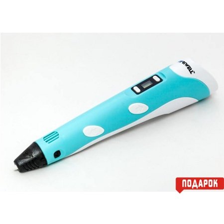 3D Ручка MyRiwell с LCD-дисплеем RP-100B Stereo (2-е поколение) голубая