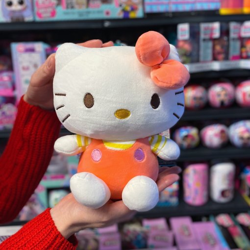 Мягкая игрушка Hello Kitty в комбинезоне 21 см