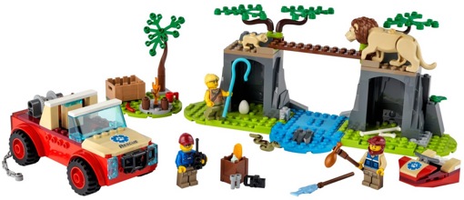 Лего 60301 Спасательный внедорожник для зверей Lego City