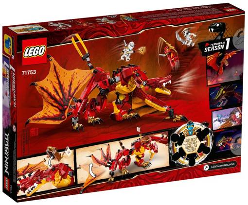 Лего 71753 Атака огненного дракона Lego Ninjago