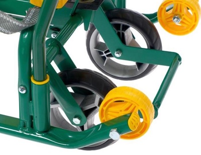 Санки Ника Тимка 5 универсал + с колесами цвет зеленый