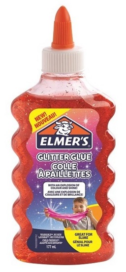 Блестящий красный клей Elmers Glitter 177 мл