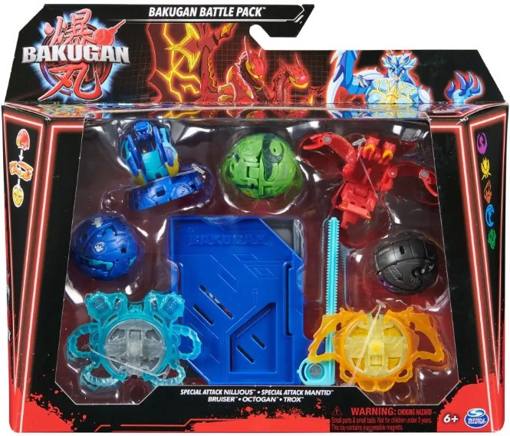 Боевой набор из 5-ти бакуганов Bakugan 3.0 Spin Master 20142084 - фото