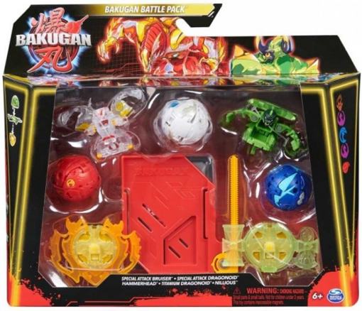 Боевой набор из 5-ти бакуганов Bakugan 3.0 Spin Master 20142085 - фото