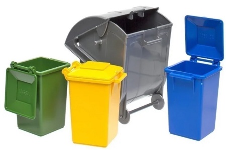 Набор мусорных контейнеров для мусоровозов Bruder 02607
