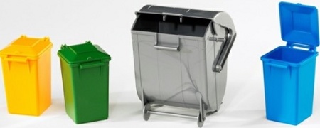 Набор мусорных контейнеров для мусоровозов Bruder 02607