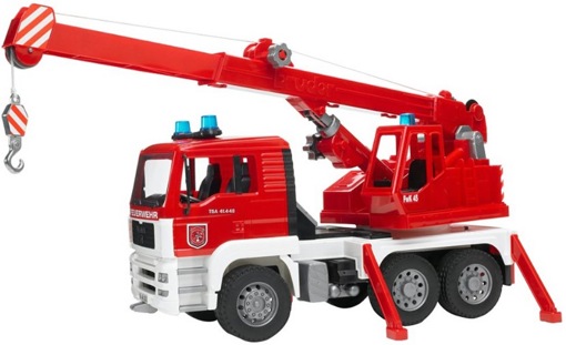 Bruder 02770 Пожарная машина автокран MAN с модулем (свет/звук)