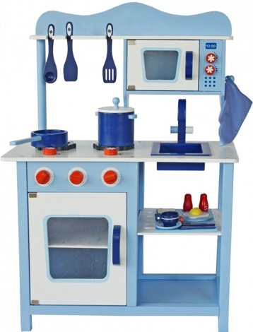 Детская Деревянная Кухня Classic Blue Wooden Toys