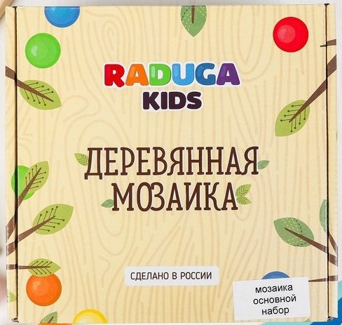 Деревянная мозаика Raduga Kids РК1001 основной набор