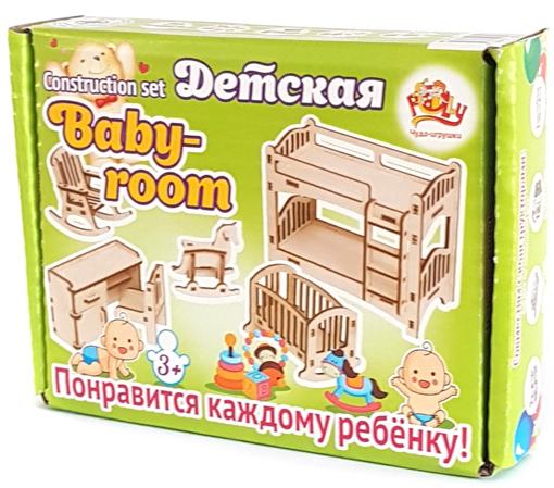 Деревянный конструктор "Детская" Polly ДК-1-01