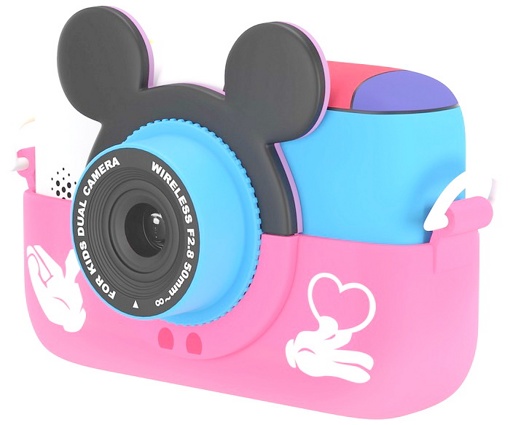 Детский фотоаппарат Children's Fun Микки Маус розовый