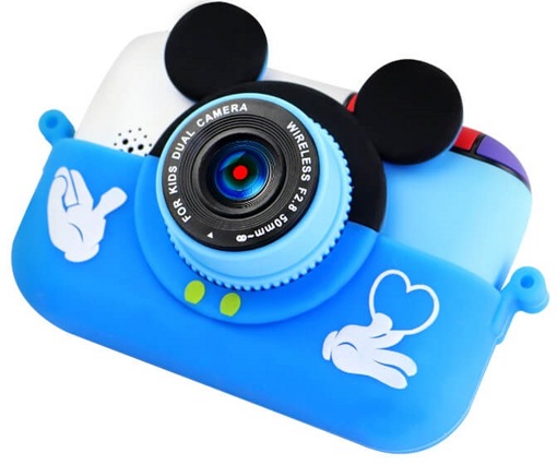 Детский фотоаппарат Children's Fun Микки Маус синий