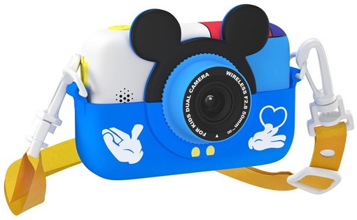 Детский фотоаппарат Children's Fun Микки Маус синий