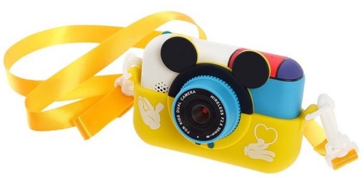 Детский фотоаппарат Children's Fun Микки Маус желтый
