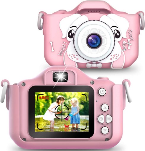 Детский фотоаппарат Digital Camera Собачка розовый