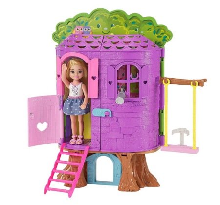 Домик на дереве с куклой челси Барби FPF83