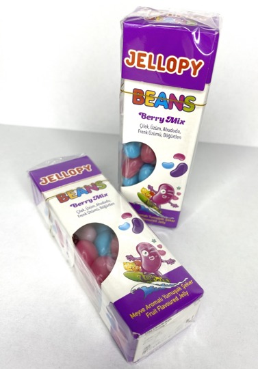 Драже жевательное Jellopy Beans Berry Mix 36 г (Турция, 1 шт)