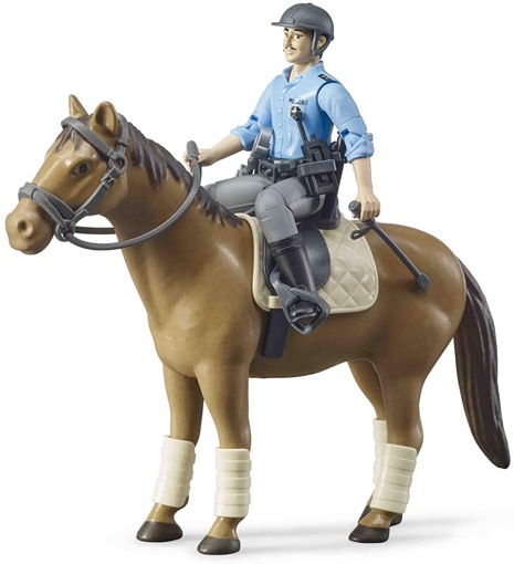 Фигурка полицейского с лошадью Bruder 62507