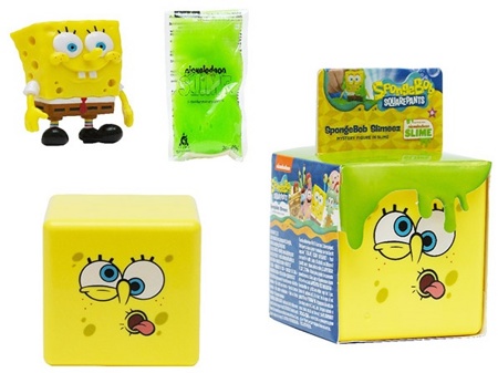 Фигурка-сюрприз со слизью в ассорт SpongeBob Slimeez EU690200