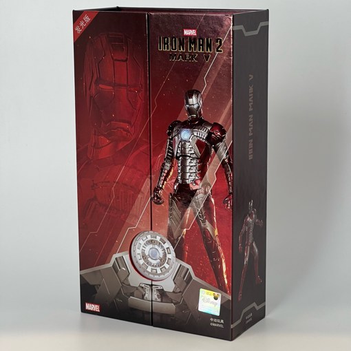 Фигурка Железный человек Marvel ZD Toys 1907-05 Mark 5 свет