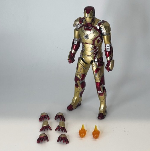 Фигурка Железный человек Marvel ZD Toys 1907-42 Mark 42 свет