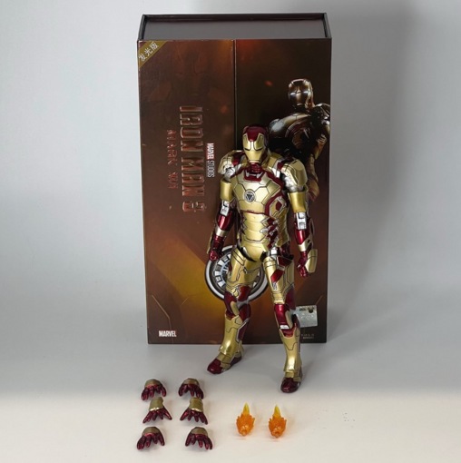 Фигурка Железный человек Marvel ZD Toys 1907-42 Mark 42 свет