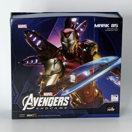 Фигурка Железный человек Marvel ZD Toys 1907-85 Mark 85 свет