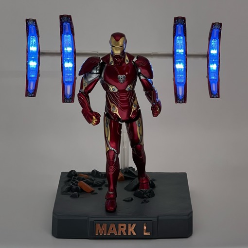 Фигурка Железный человек Marvel ZD Toys 1909-50 Mark 50 свет - фото2