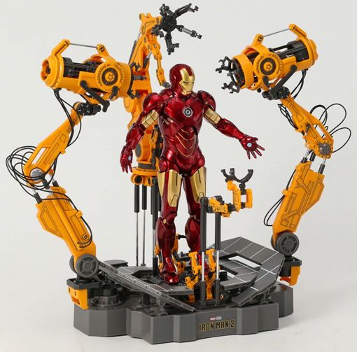 Фигурка Железный человек Marvel ZD Toys 1918 Mark 4 свет