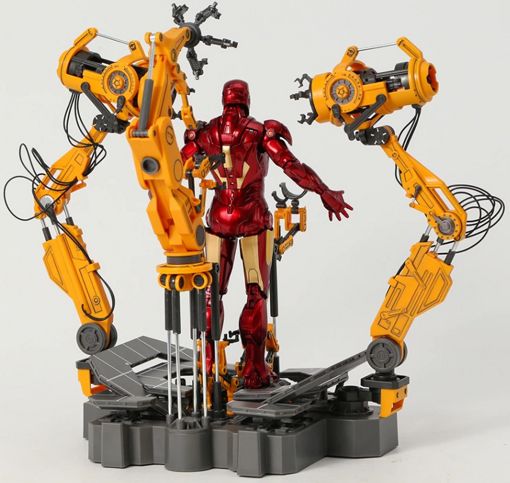 Фигурка Железный человек Marvel ZD Toys 1918 Mark 4 свет