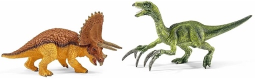 Фигурки Динозавры Трицератопс и Теризинозавр Schleich 42217