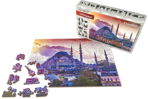 Фигурный деревянный пазл "Стамбул" Citypuzzles Нескучные игры 8236