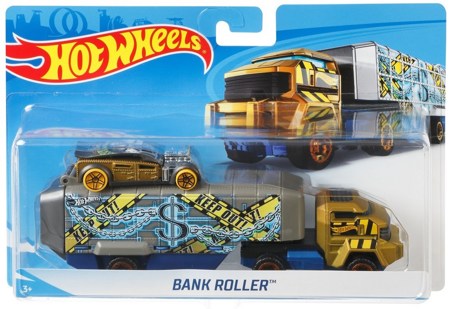 Грузовик Bank Roller с машинкой Хот Вилс BDW51 FKW88