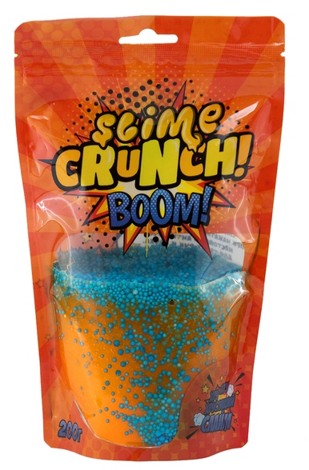 Хрустящий слайм Crunch Slime Boom с ароматом апельсина 200 гр