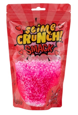Хрустящий слайм Crunch Slime Smack с ароматом земляники 200 гр
