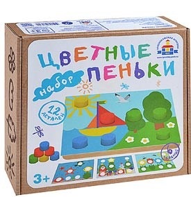 Набор Цветные пеньки Краснокамская игрушка Н-63