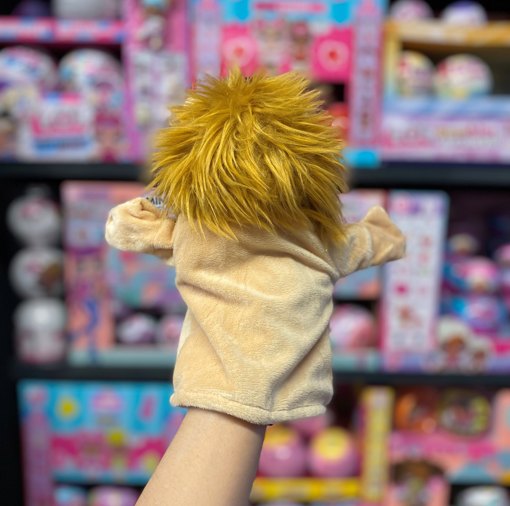Игрушка на руку для кукольного театра Львенок